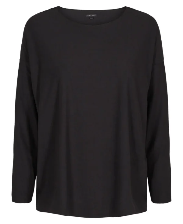 Outlet Liberté Essentiel Alma Ls Top Fleece Black