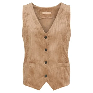 Cheap Marta du Chateau 3913B Vest Mdcagatha Camello