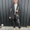 Discount Marta du Chateau 80089 Blazer Mdcbertha Black