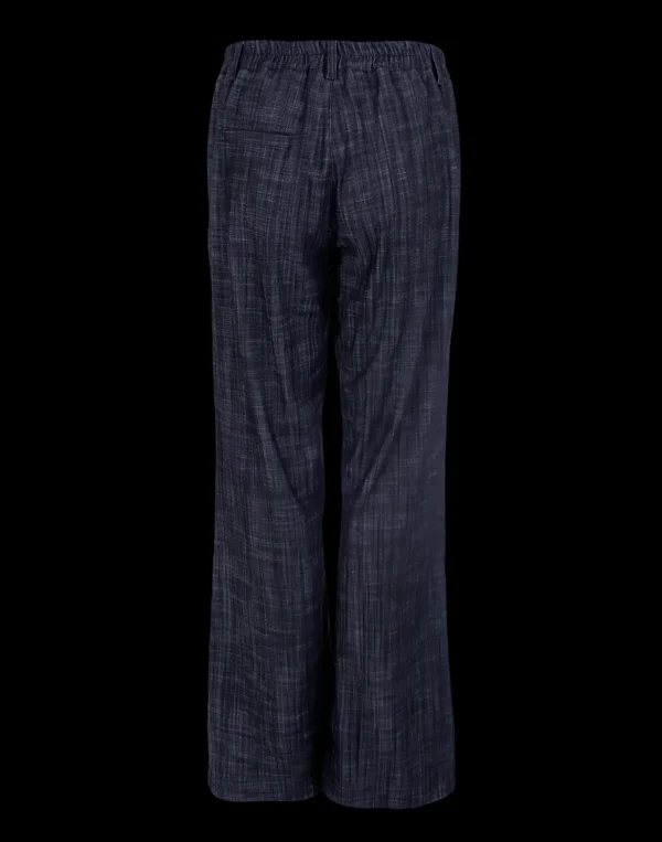 Online Black Colour Box Denim Pant Black Denim