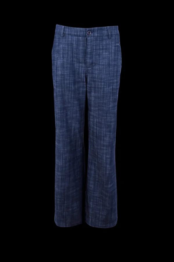 Clearance Black Colour Box Denim Pant Navy Denim