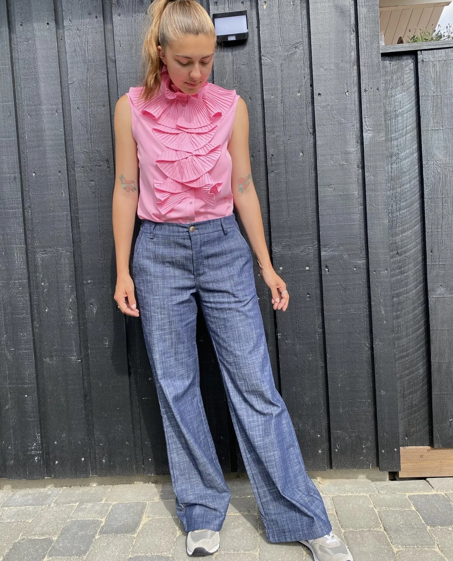 box_denim_pant_navy_denim_1.webp Clearance Black Colour Box Denim Pant Navy Denim