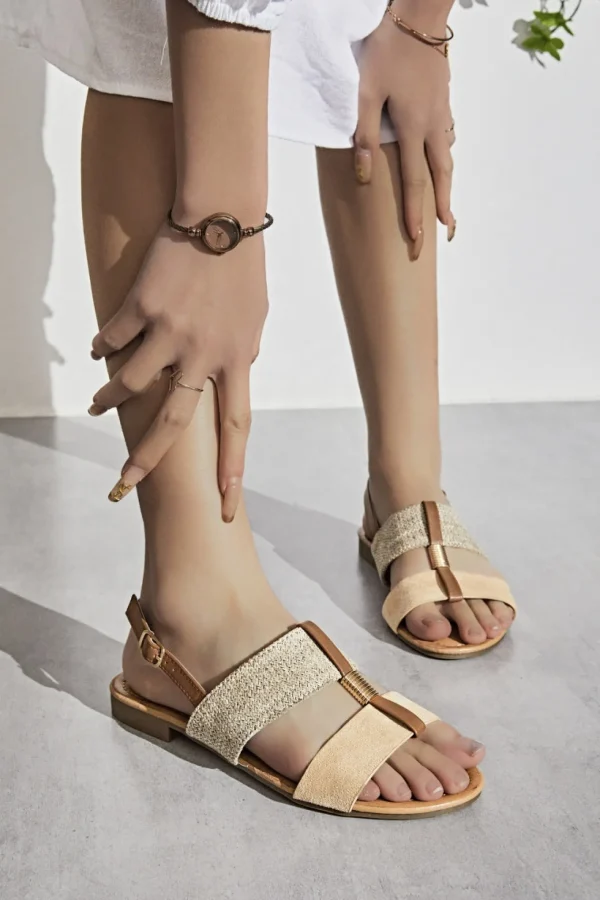 Outlet * Camille Sandal 333-126 Camel