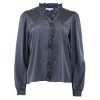 Cheap Continue Darling Studs Blouse Grey
