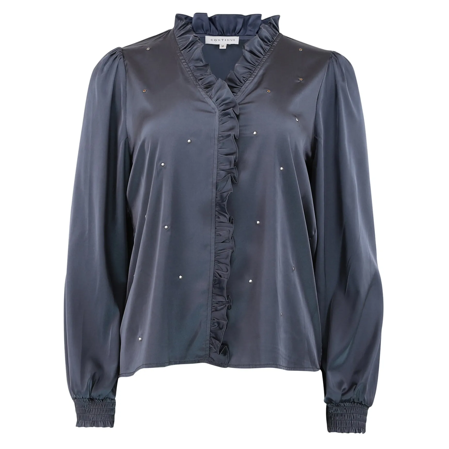 darling_studs_blouse_grey_0.webp Cheap Continue Darling Studs Blouse Grey
