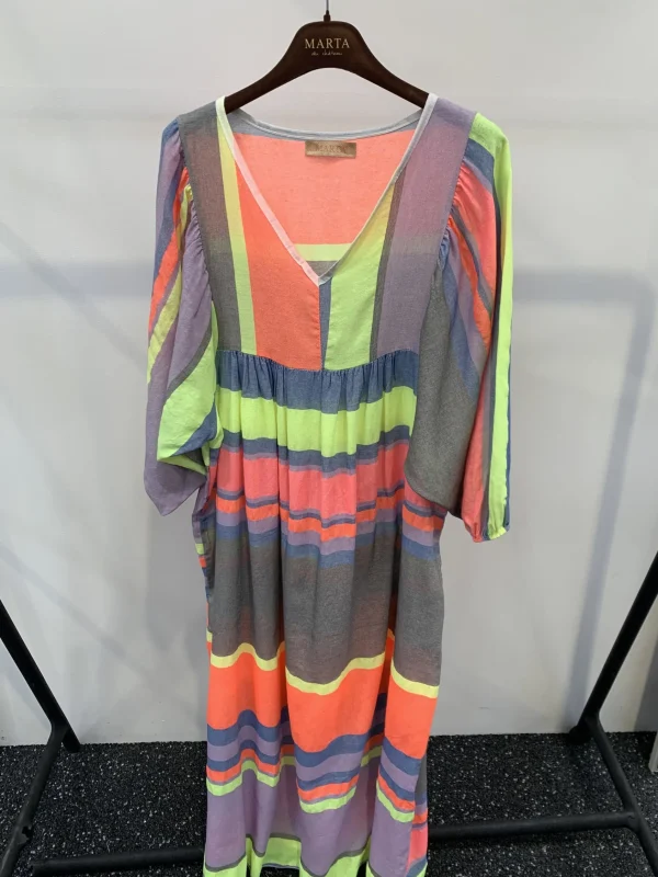 Shop marta du chateau 8716 Dress Flue Yellow
