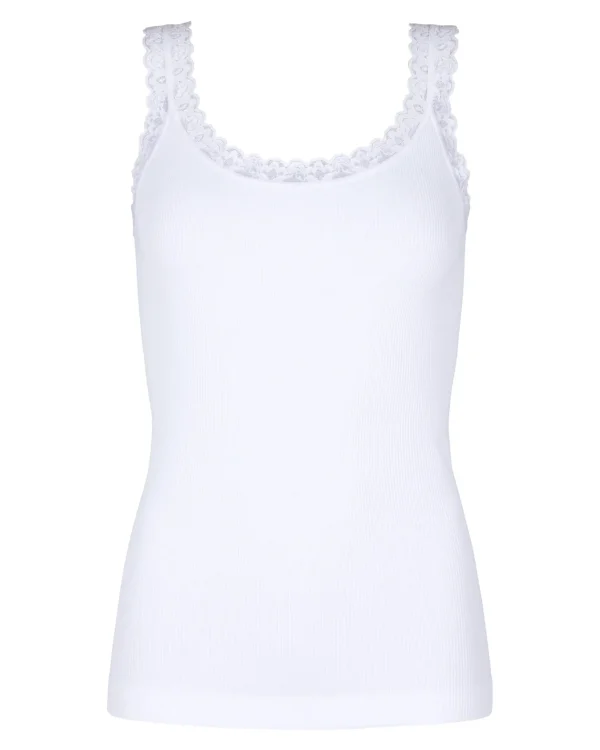 Best Sale Tim & Simonsen Frida Rib Top Bianco