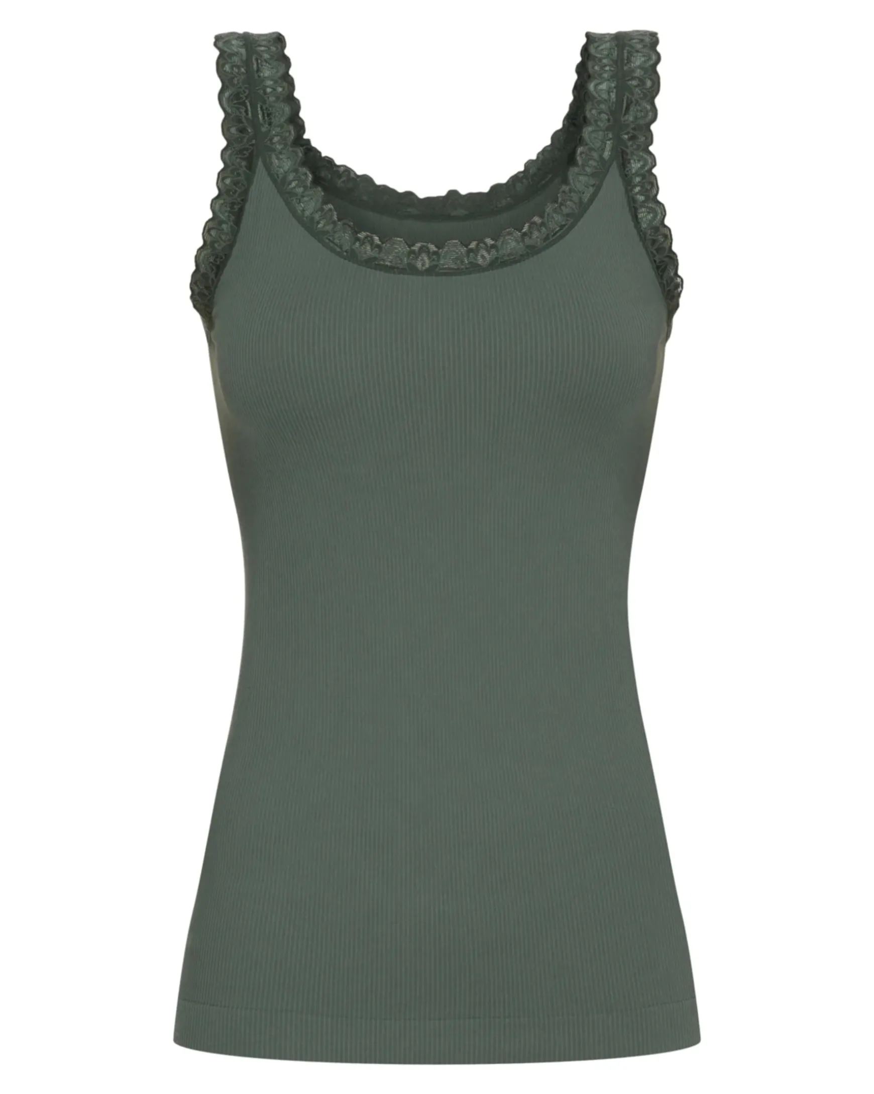 frida_rib_top_oliva_0.webp Flash Sale Tim & Simonsen Frida Rib Top Oliva