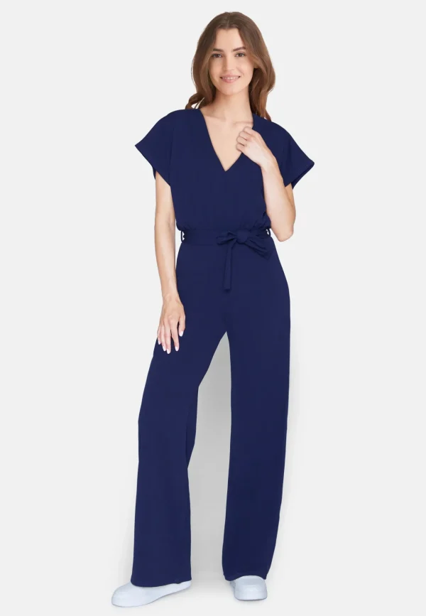 Discount Sisters Point Girl Jumpsuit V Navy
