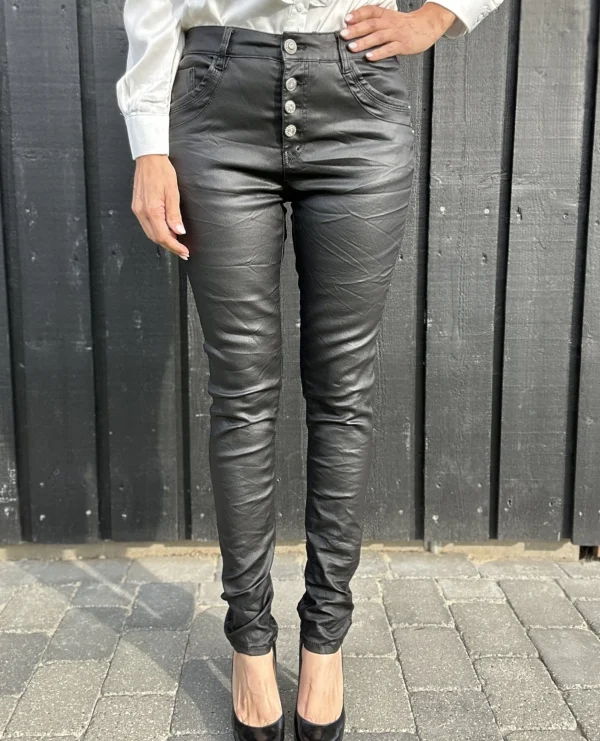 Clearance Jewelly jeans 2566-1 Coated Black