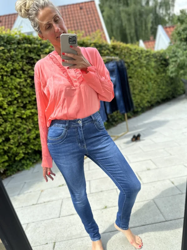 Shop Jewelly jeans 22194 Mid Blue
