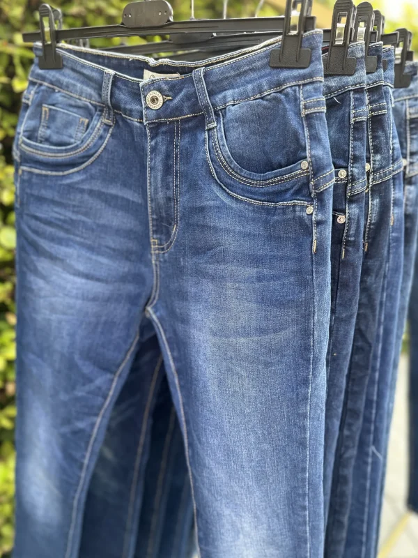 Shop Jewelly jeans 22194 Mid Blue