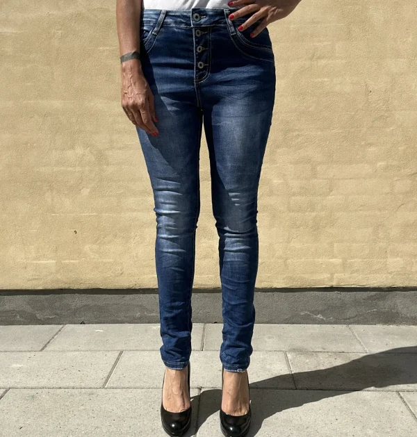 Clearance Jewelly jeans 22200 Mid Blue Wash
