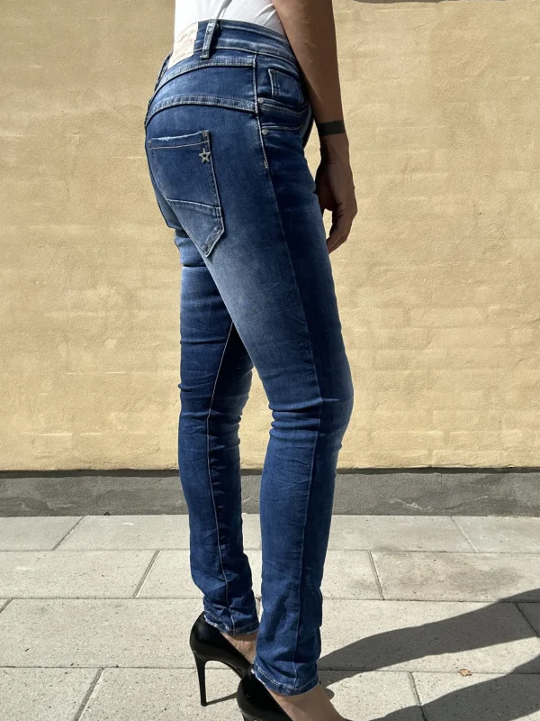 Clearance Jewelly jeans 22200 Mid Blue Wash