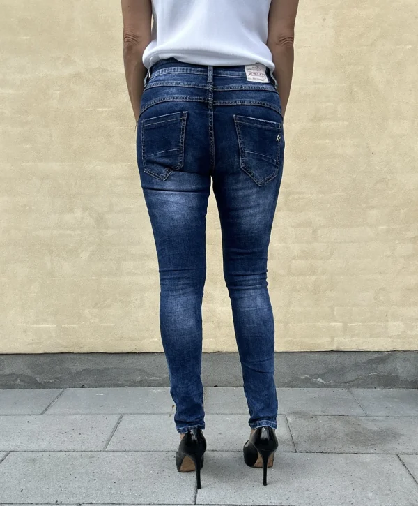 Store Jewelly jeans 22214 Mid Blue Wash