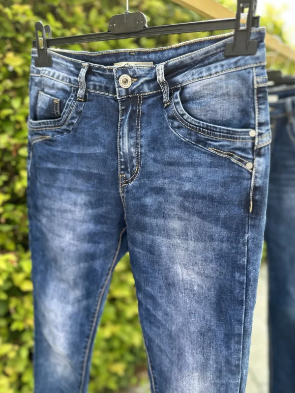 Store Jewelly jeans 22214 Mid Blue Wash