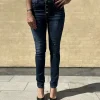 Outlet Jewelly jeans 2503 Simili Dark Blue Trash