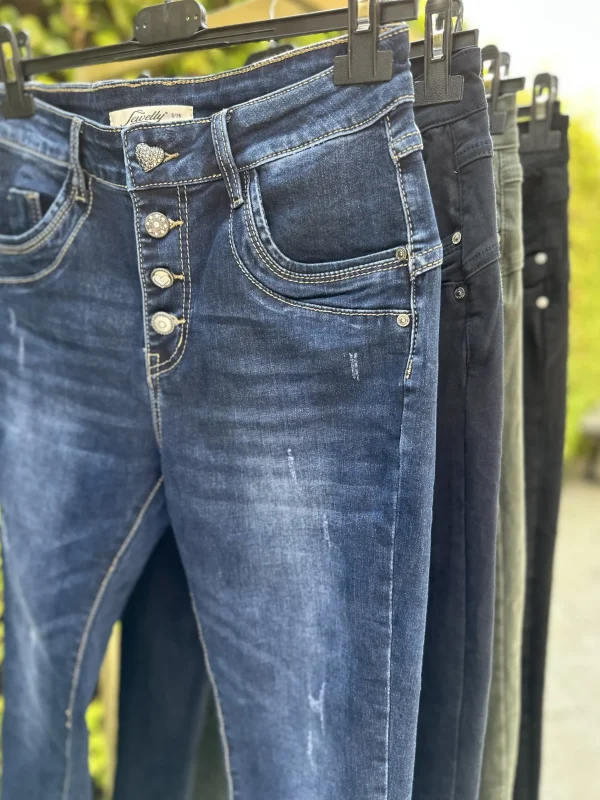 Outlet Jewelly jeans 2503 Simili Dark Blue Trash