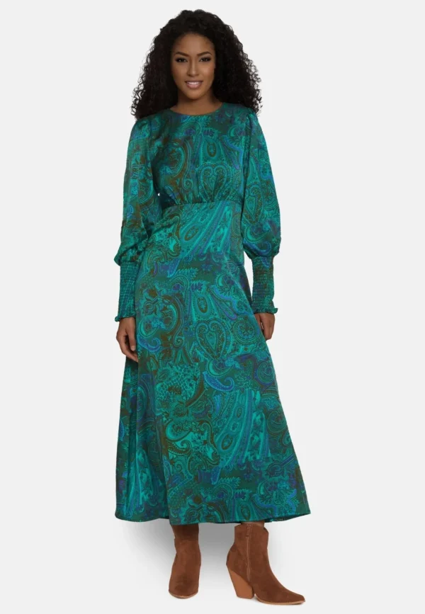 Best Sale Love & Divine Love737-12 Dress Green Paisley