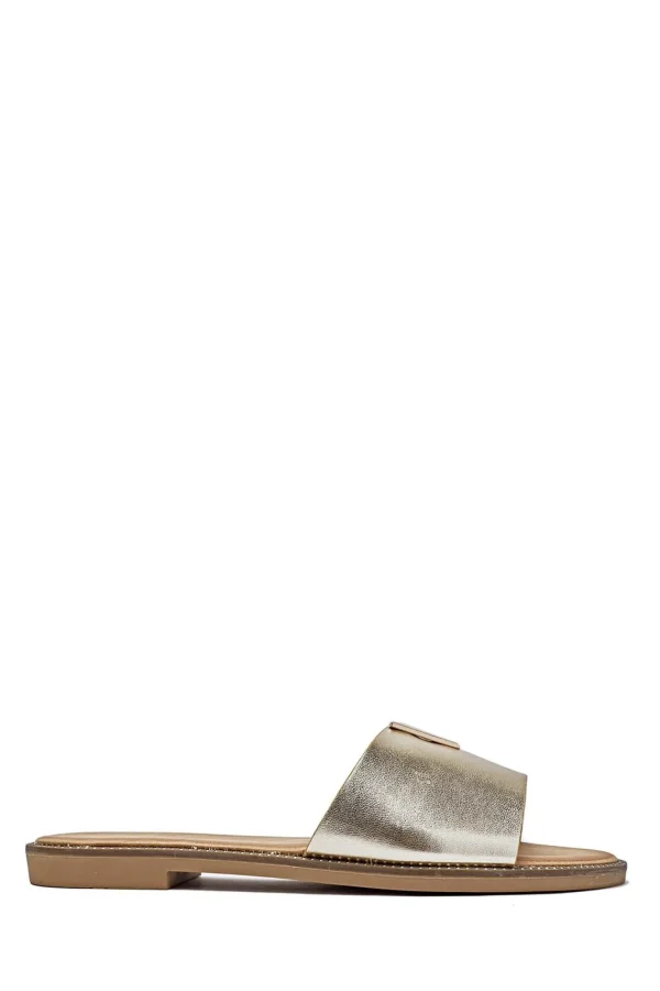 Clearance * Ls-562 Sandal Gold
