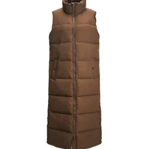 Best lululia Lulu Extra Long Puffer Vest Demitasse