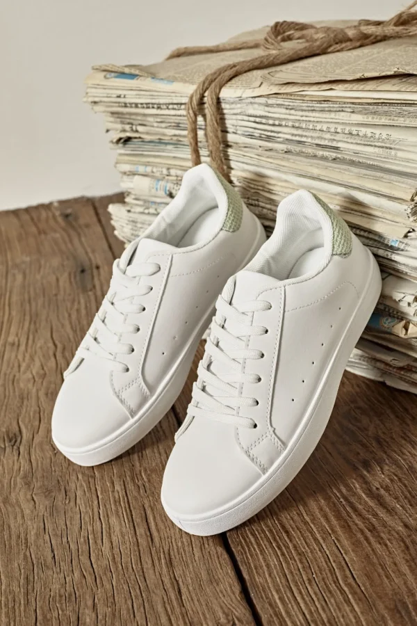 Best Sale * Luna Sneakers 8910 White/Light Green