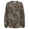 Outlet Marta du Chateau 8500 Mdc Ronja Shirt Aw Brown Print