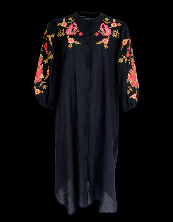 Fashion Black Colour Naja Tunic Dress Black