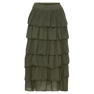 Flash Sale marta du chateau 7664Ng Skirt Mdckaren Kaki