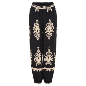Flash Sale marta du chateau 5883 Pant Mdclily Black 761