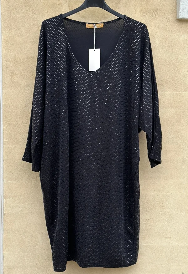 Sale Boho Love Party Kjole Med Glimmer Black