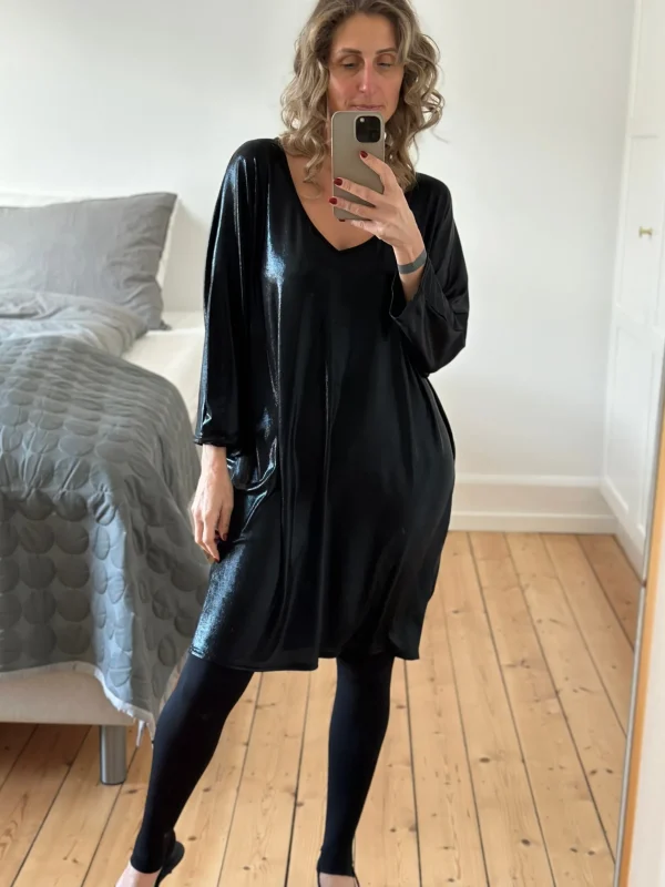 Hot Boho Love Party Kjole Med Shine Black