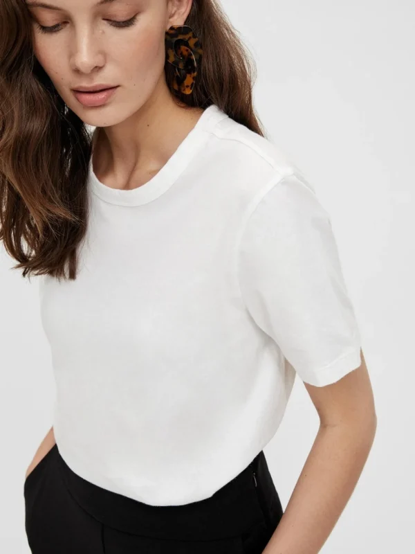 Online YAS Sarita Ss O-Neck T-Shirt White