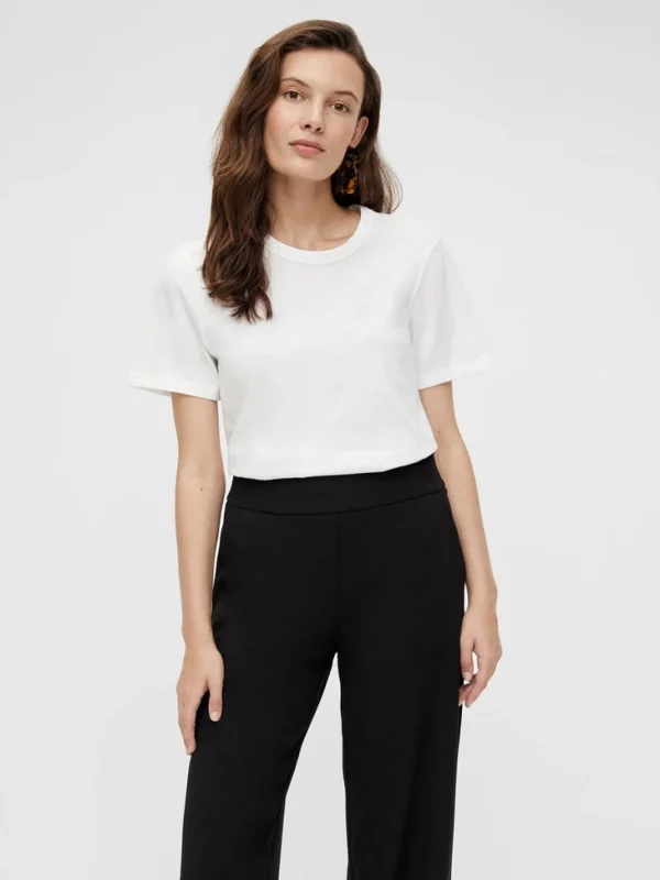 Online YAS Sarita Ss O-Neck T-Shirt White
