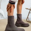 Hot * 9850 Soft Stovle Brown