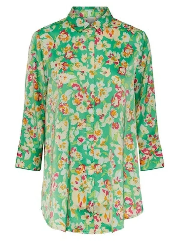 Best Sale YAS Suria 3/4 Shirt Poison Green/Uria
