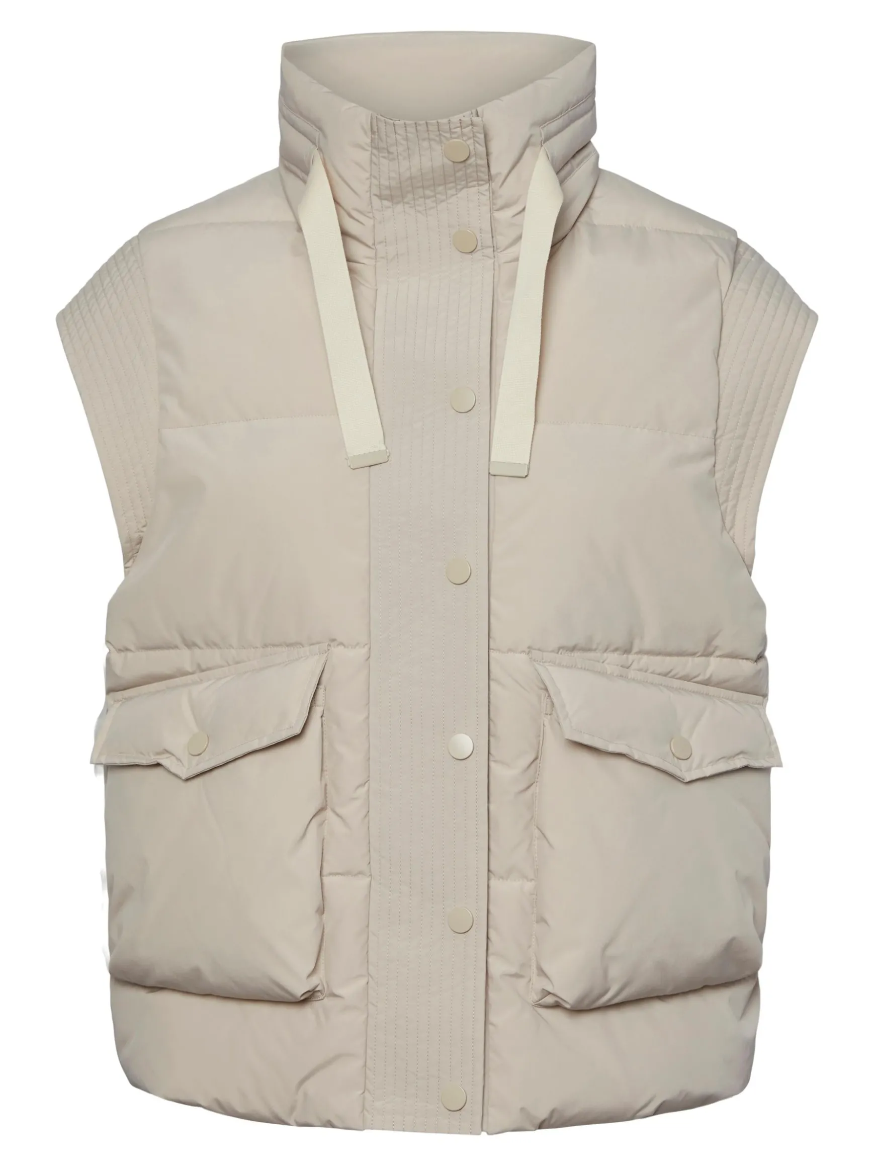 thello_down_mix_gilet_bei_0.webp Store YAS Thello Down Mix Gilet Beige