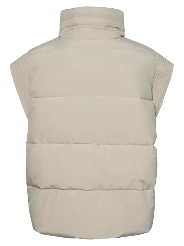 Store YAS Thello Down Mix Gilet Beige