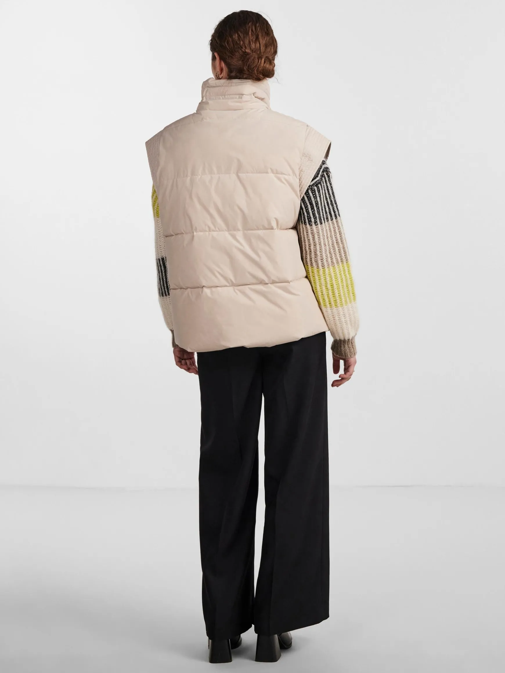thello_down_mix_gilet_bei_3.webp Store YAS Thello Down Mix Gilet Beige