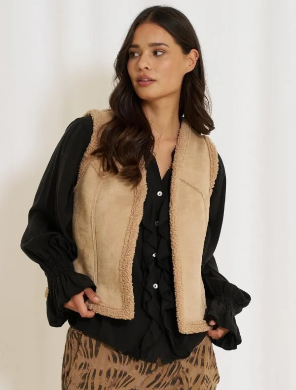 Store marta du chateau 85552 Vest Mdcjohanne Beige 12