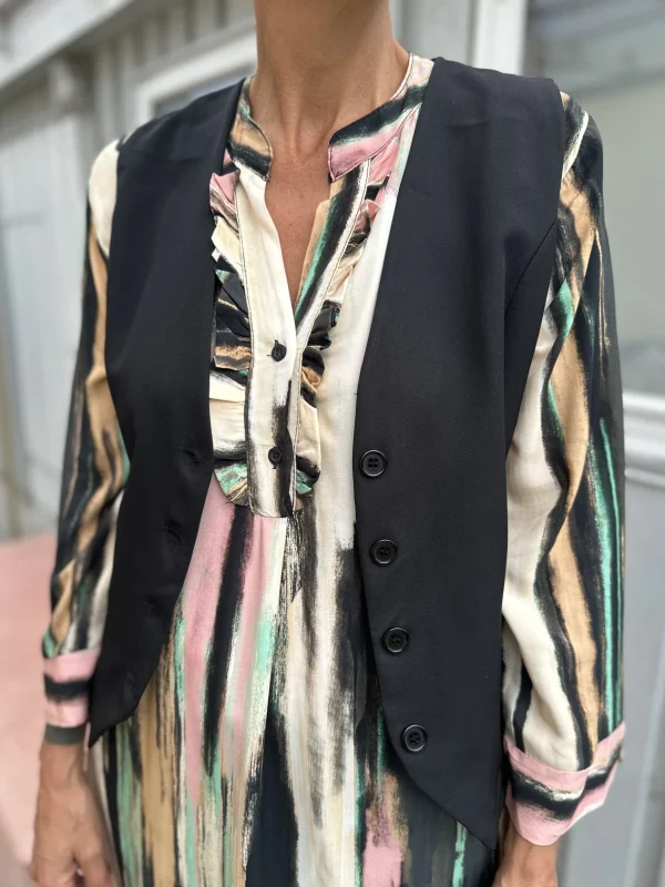 Fashion marta du chateau 81093 Vest Mdcvilde Black