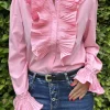 Store Gown Vigga Flaeseskjorte Bubblegum