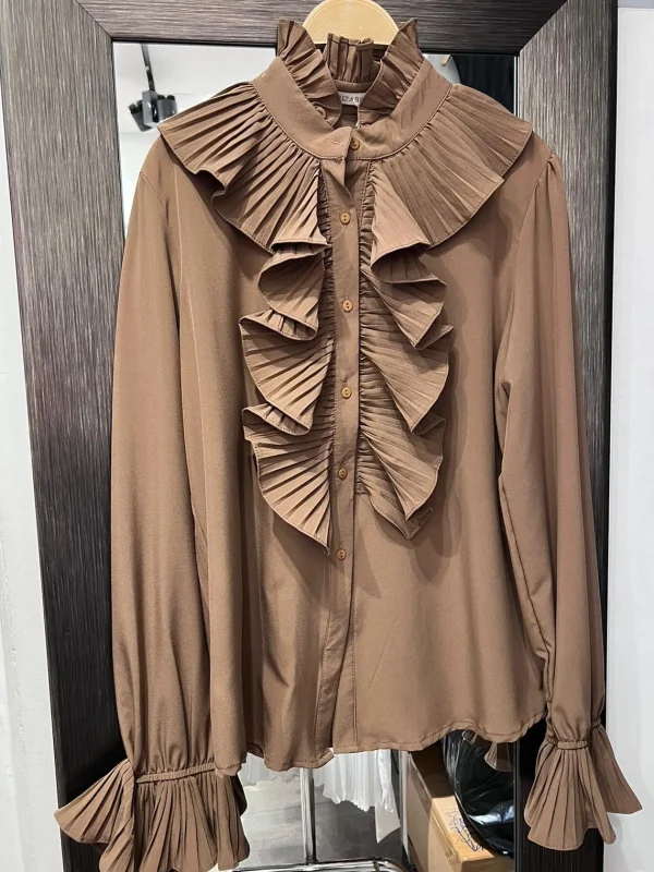 Hot Gown Vigga Flaeseskjorte Choco