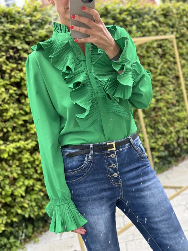 Flash Sale Gown Vigga Flaeseskjorte Green