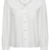 Fashion YAS Milinni Ls Shirt Star White