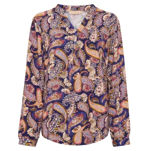 Outlet Marta du Chateau 8128 Shirt Navy V/5